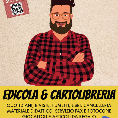 Bregamin Edicola & Cartoleria - flyer inaugurazione